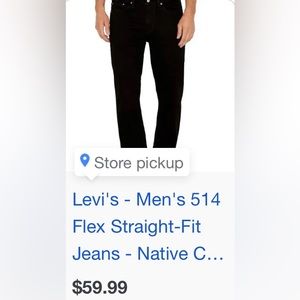 Men’s Levi Strauss jeans